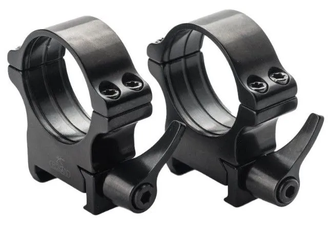 Кольца Rusan быстросъемные Picatinny на 34мм H9 рычажные (050P-34-9-R)
