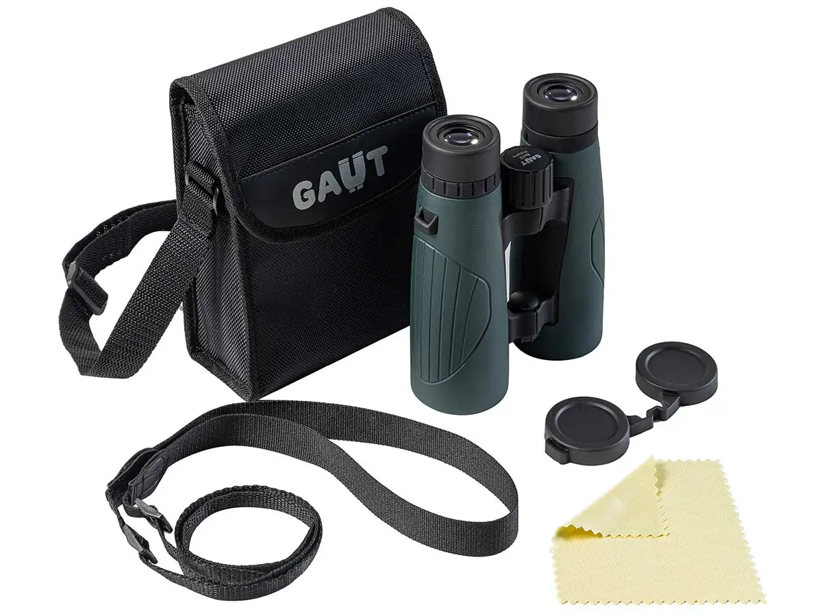 Бинокль Gaut Polaris 8X42, Roof-Призмы Bk7, Цвет - Зеленый, 580Г