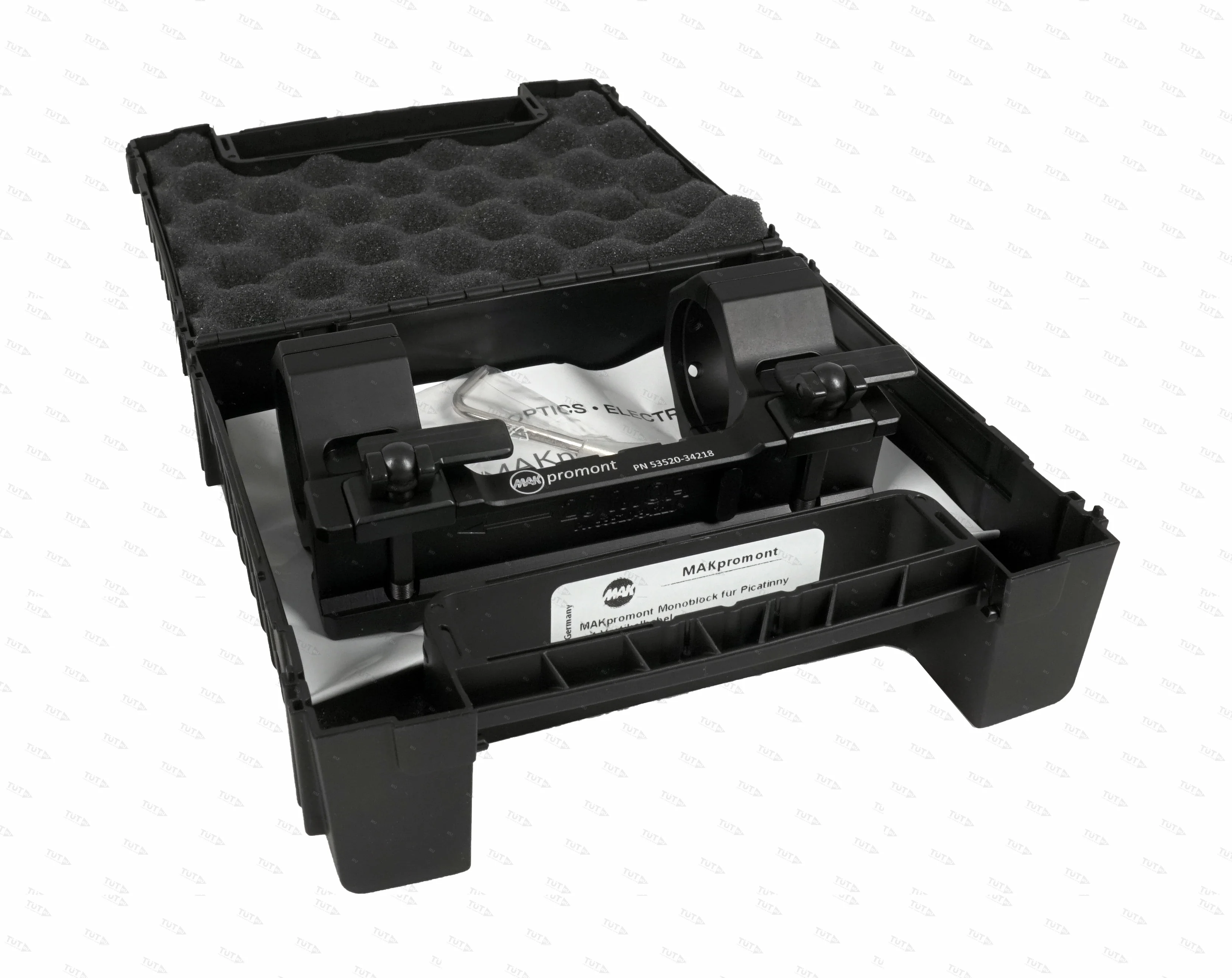 Быстросъемный тактический кронштейн MAKpromont на Picatinny, 34 мм, BH=21, 20 MOA