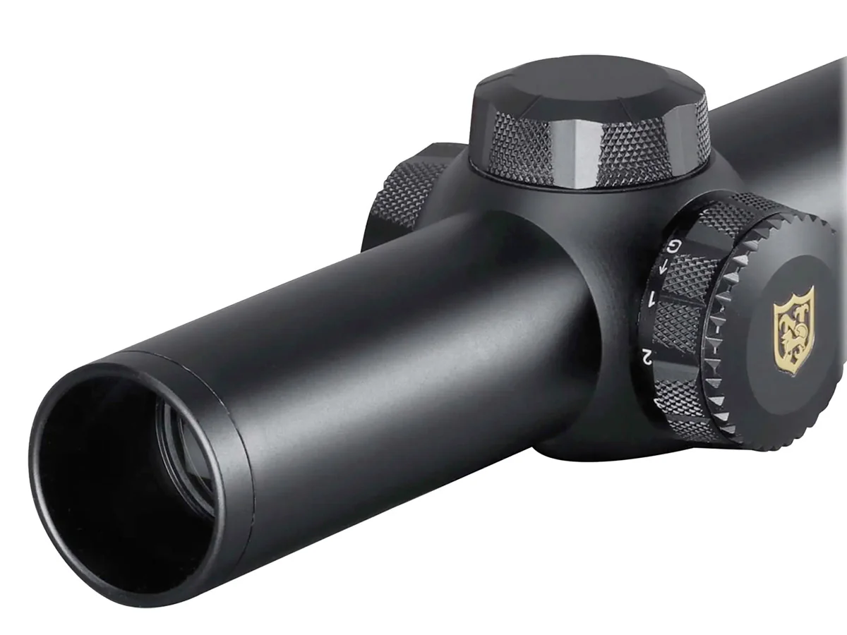 Оптический прицел Nikko Stirling серии DIAMOND METOR, 1-4X24, 30мм, гравированная сетка 4 Dot, подсв