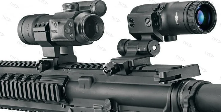 Трехкратный увеличитель Vortex c кронштейном Flipmount