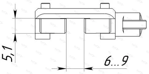 МВЖИ.301569.070 база DOCTER на вентилируемую планку