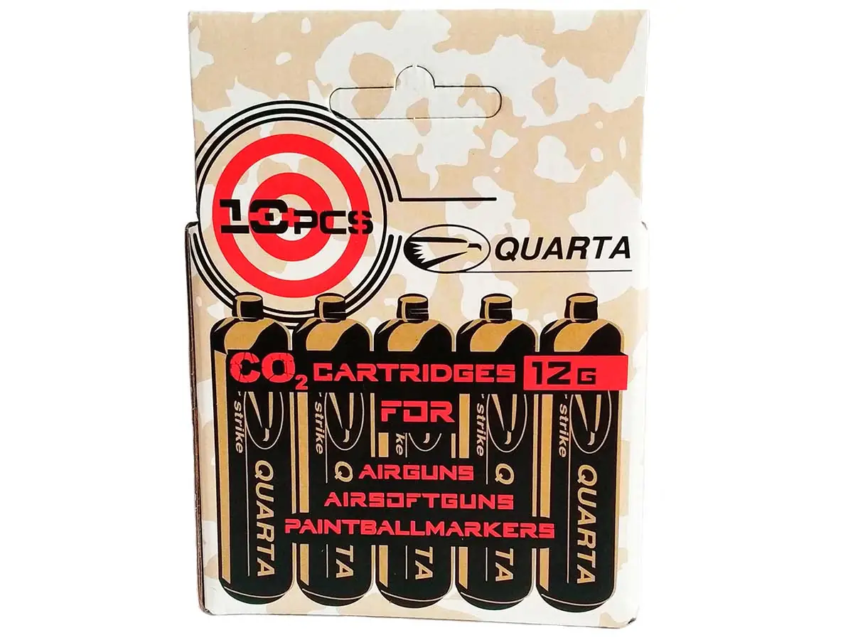 Баллончики CO2 Quarta, 12г, (упаковка 10 шт.)