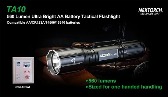 Фонарь Nextorch TA10 тактический, 560 люмен