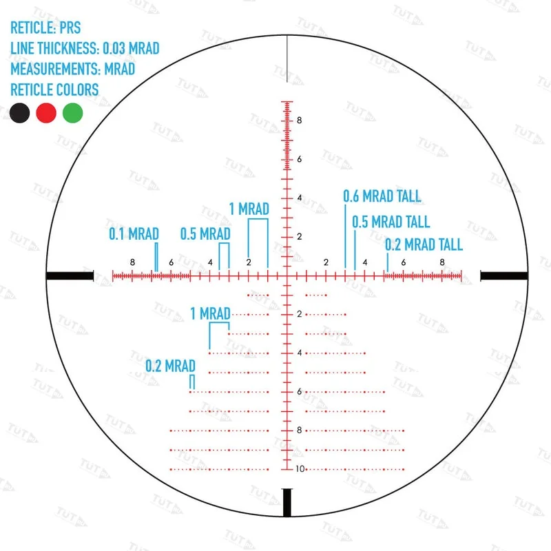 Оптический прицел Sightmark Latitude 6,25-25x56, сетка PRS