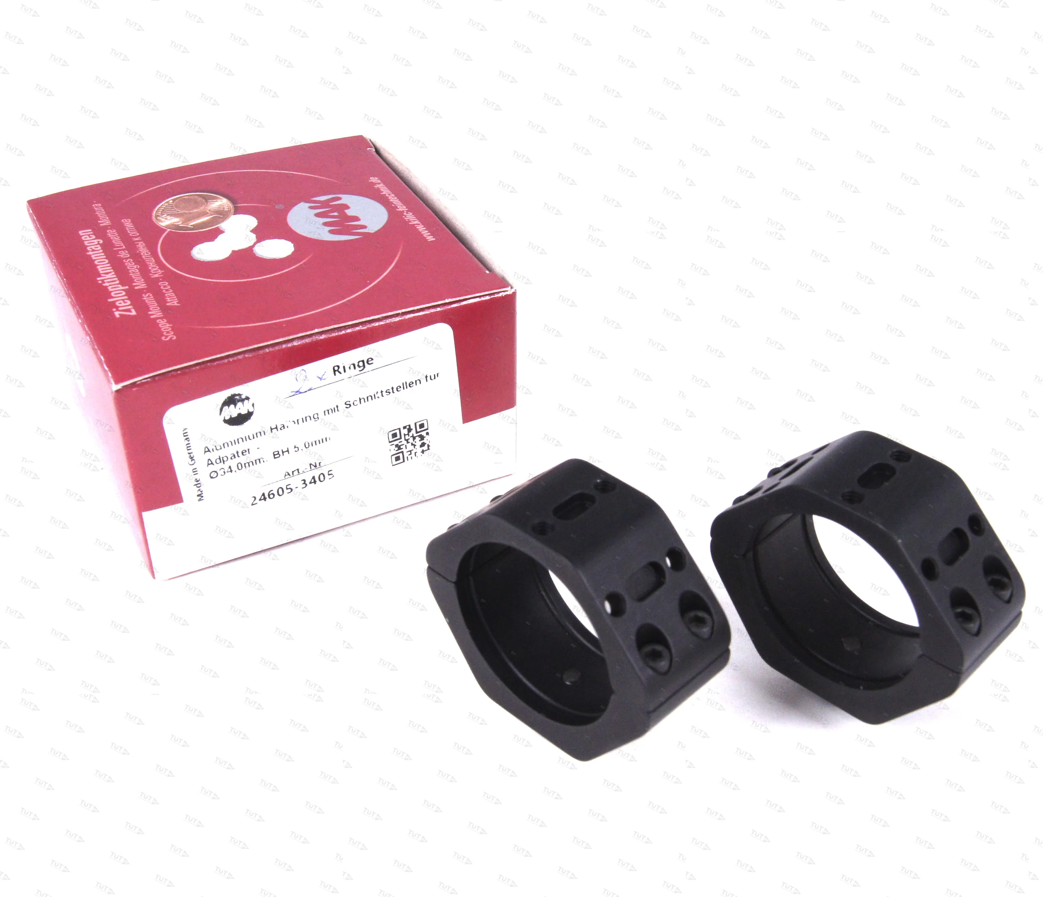 Тактическое кольцо для кронштенов MAK на едином основании, ø34 мм, BH=5 мм (24605-3405)