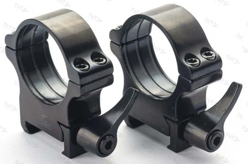 Кольца Rusan быстросъемные Weaver на 25,4мм H12 рычажные (050-25,4-12-R)