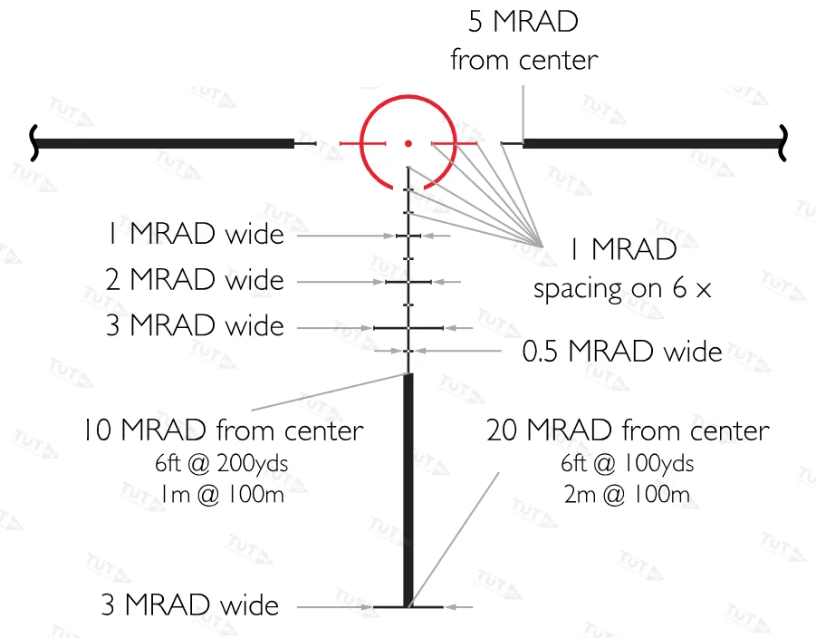 Оптический прицел Hawke Frontier 30 IR 1-6x24(Tactical)