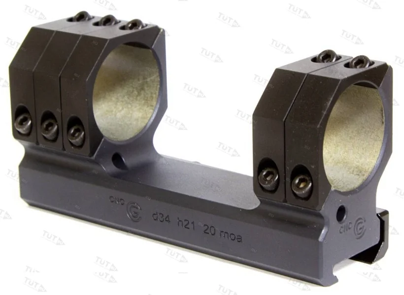 Кронштейн CNC Guns Custom кольца 34мм высота 21мм