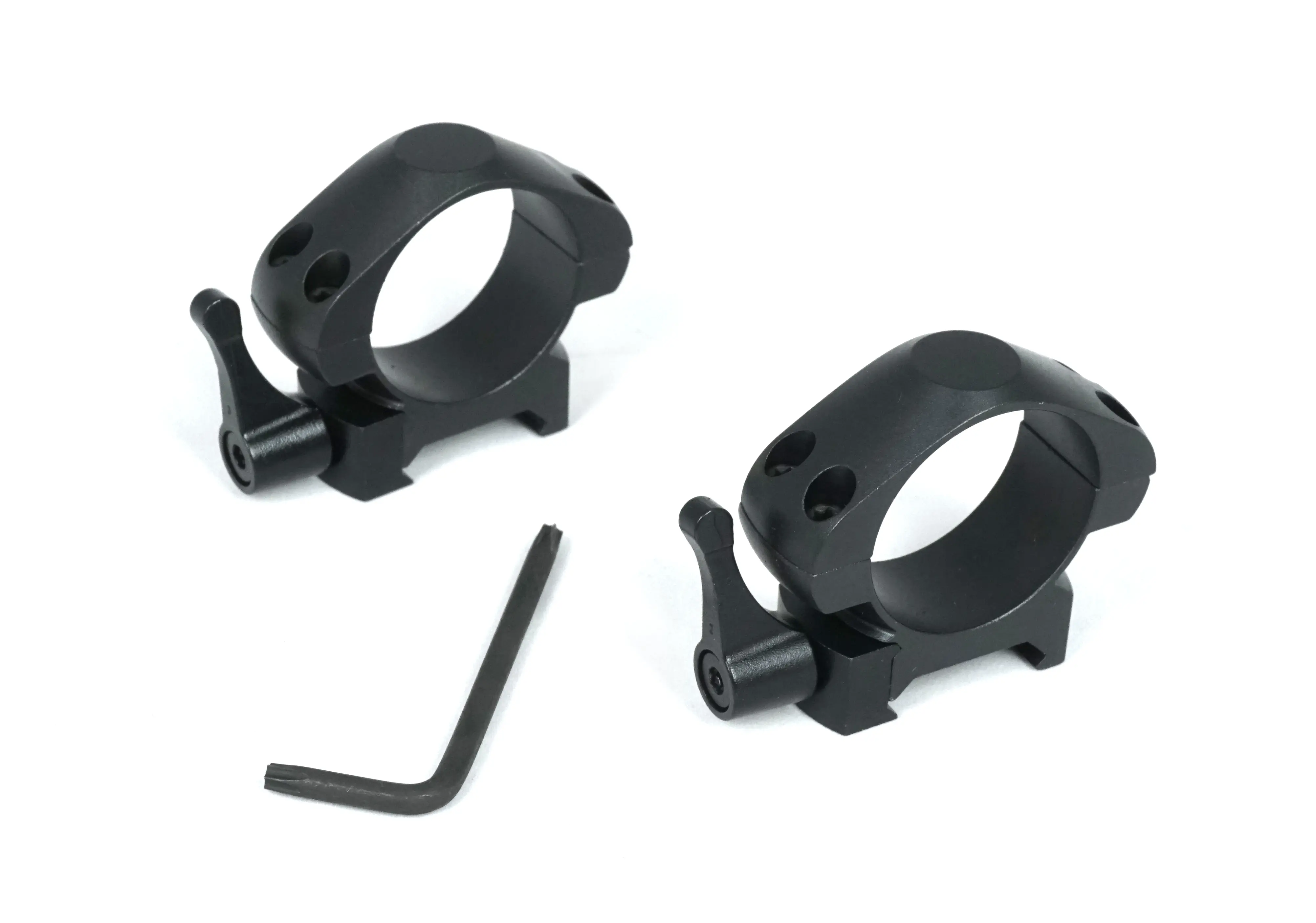 Кольца Arkon 30 мм быстросъемные на weaver / Аркон 30 мм быстросъемные на вивер стальные, низкие