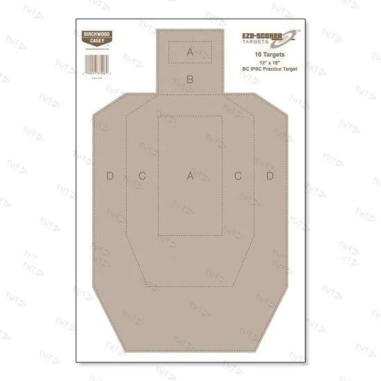 Мишень бумажная Birchwood Casey силуэт