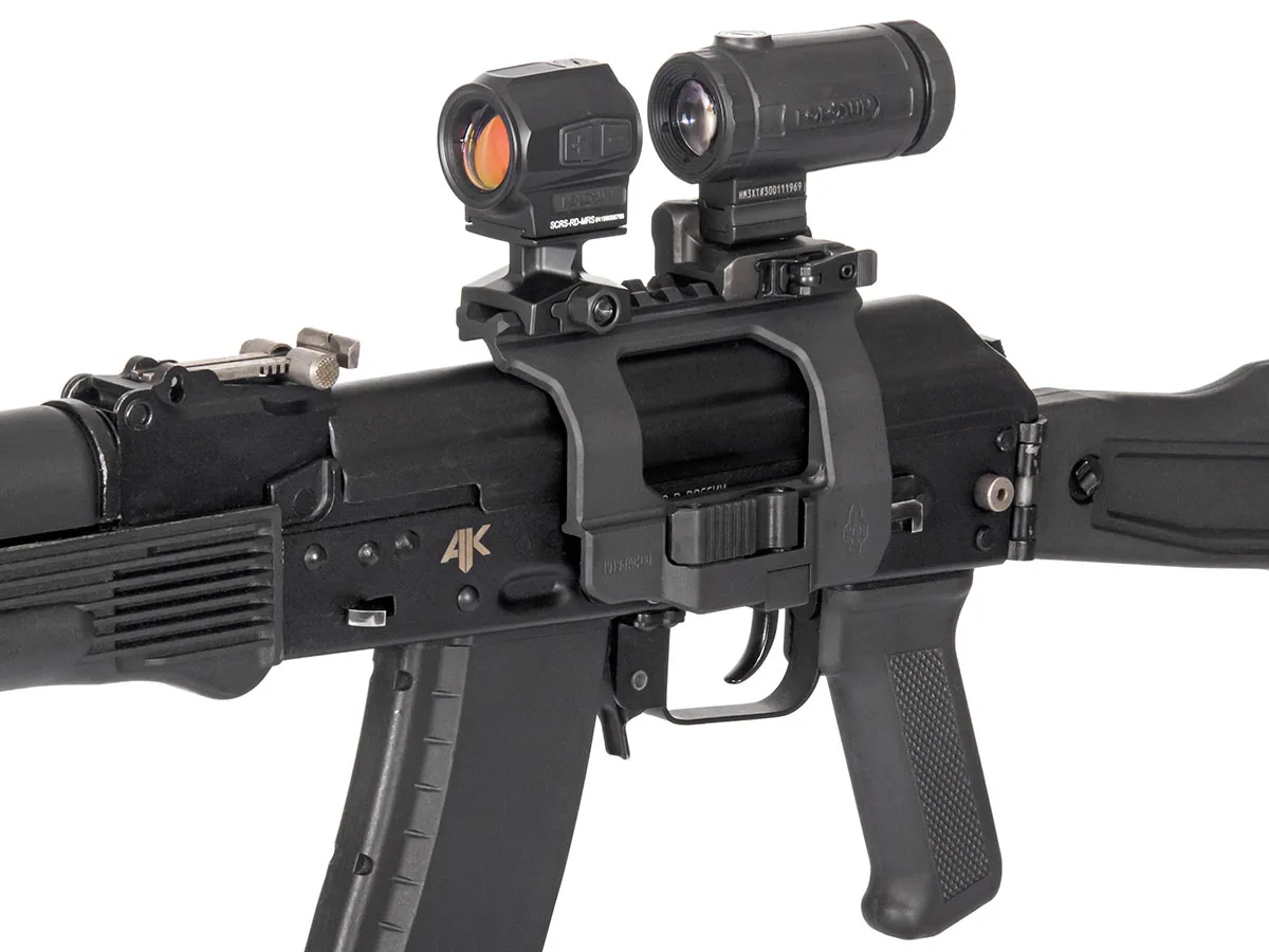 Кронштейн SAG AK TAC боковой быстросъёмный Picatinny/ACOG