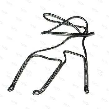 Шнурок FAULK'S плетеный капроновый на три манка, с фиксатором-пружиной из нержавеющей стали