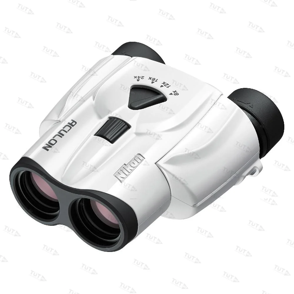 Бинокль Nikon Aculon T11 8-24x25 Zoom белый