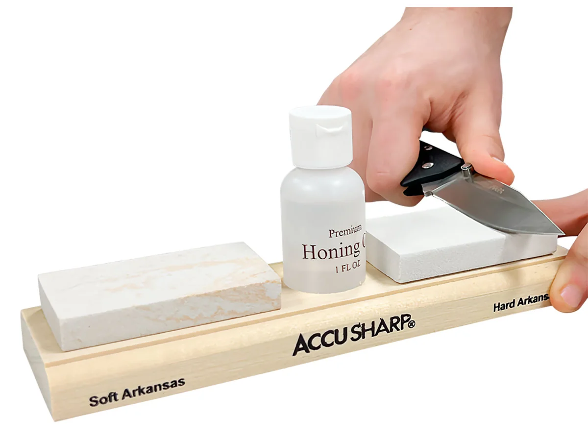 Набор для заточки ножей AccuSharp Arkansas Whetstone Combination