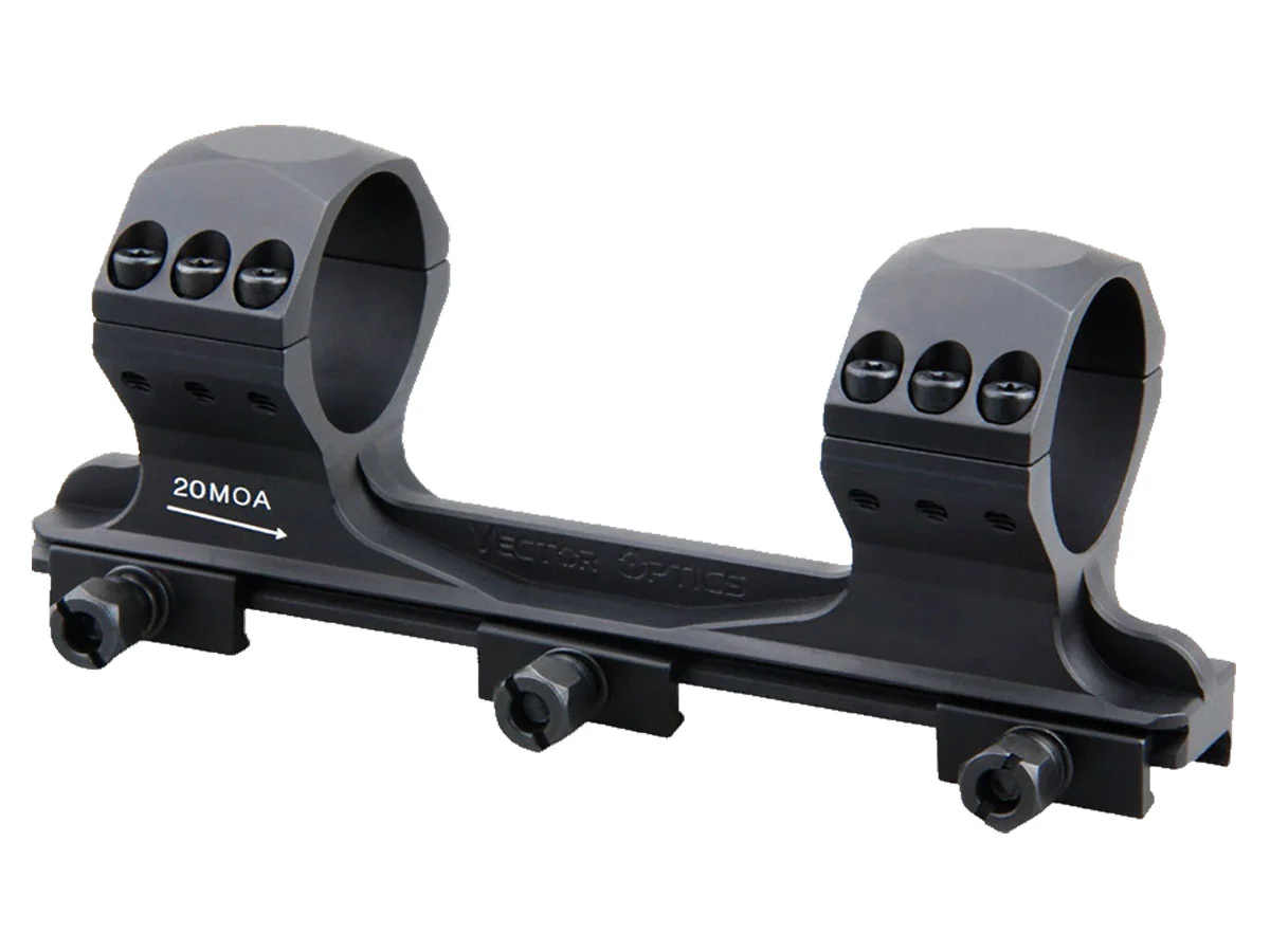 Кронштейн Vector Optics X-Accu 1.6 High Profile 34мм на Picatinny 20 MOA