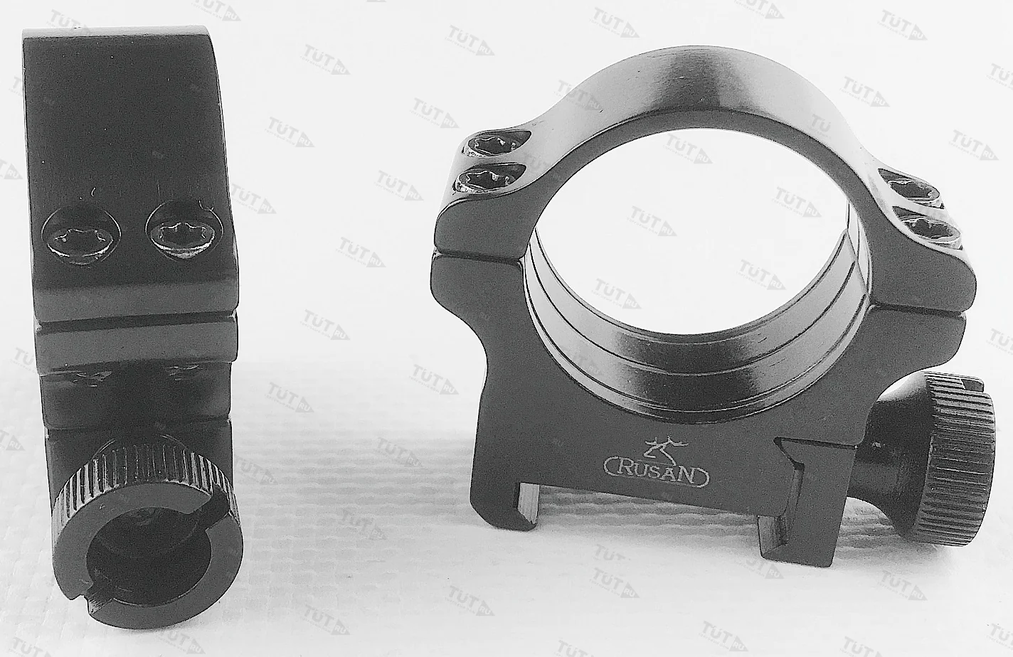 Кольца Rusan быстросъемные Weaver на 25,4мм H8 на винтах (050-25,4-8-M)