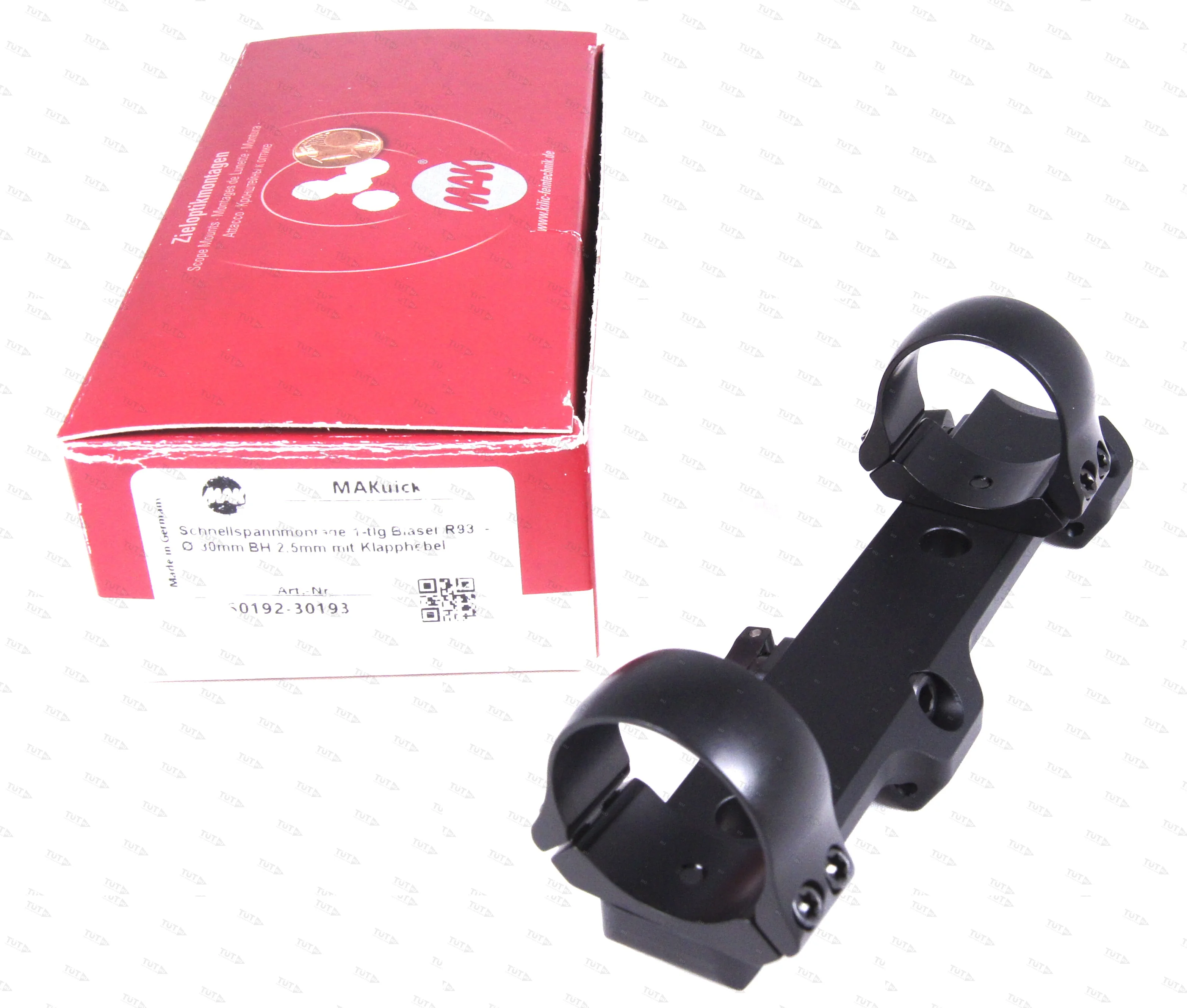 Быстросъемный кронштейн MAK Klapp на Blaser R93 с кольцами 30 мм (50192-30193)