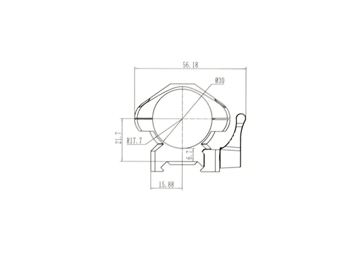 Кольца Nikko Stirling Diamond QR, на Weaver, 30мм, средние, сталь