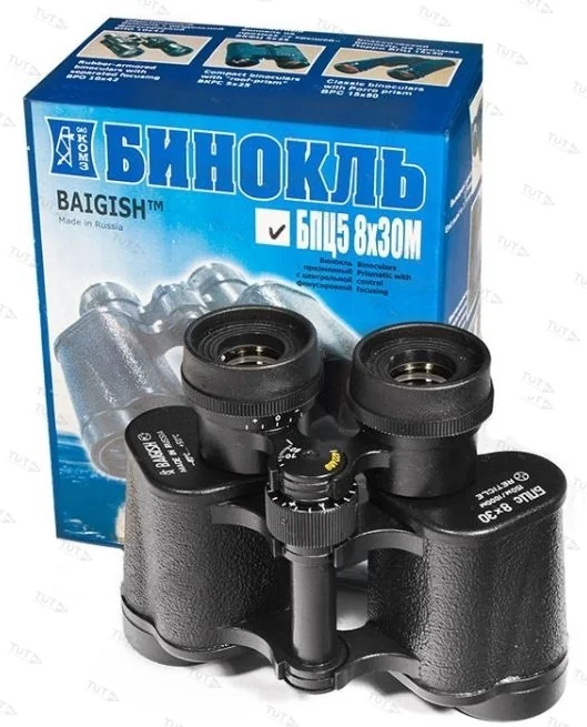 Бинокль БПЦс5 8x30 (сетка, рубиновое покрытие линз)