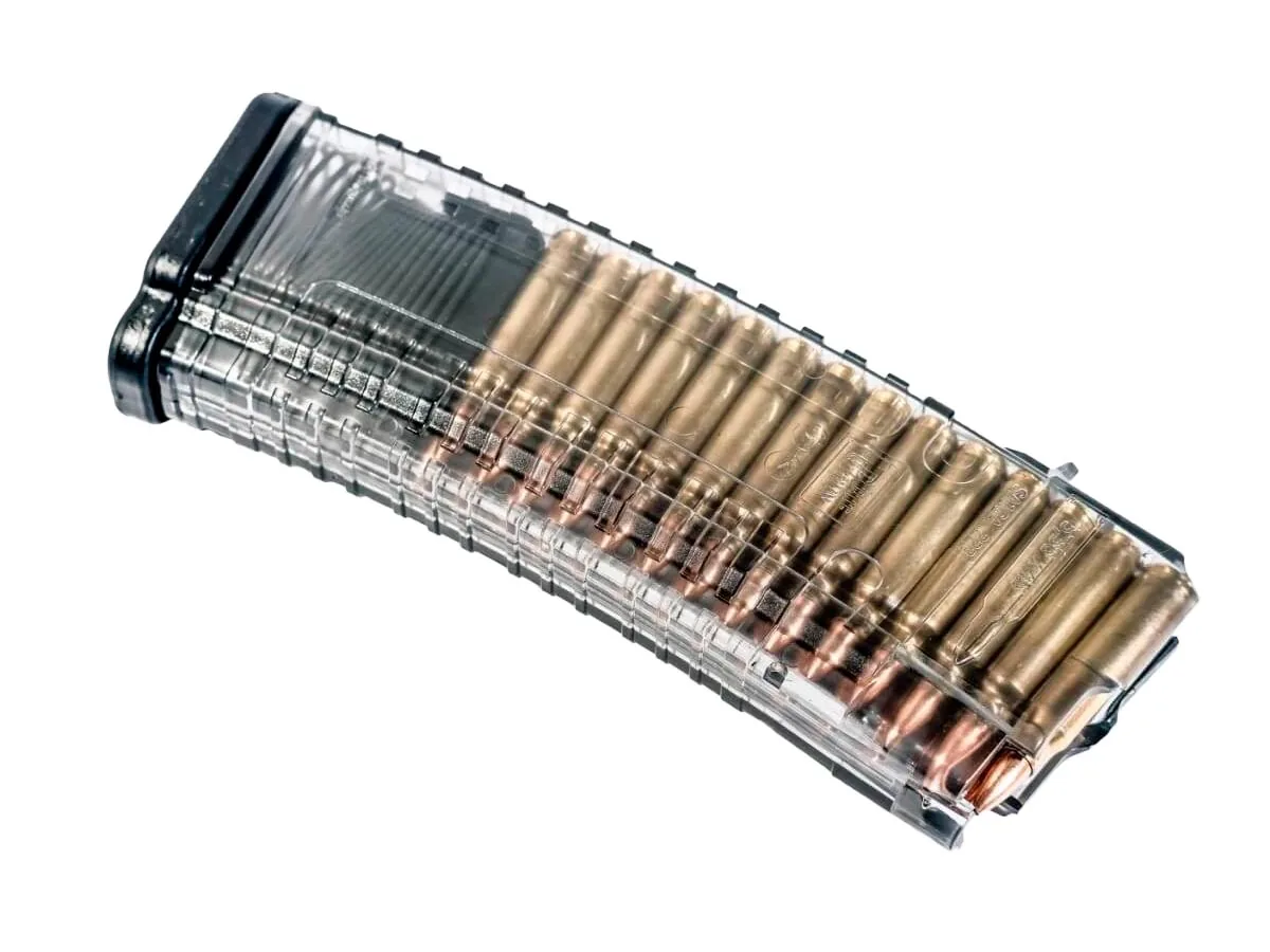 Магазин Pufgun На Сайга Мк223, 5,56Х45, 30 Патронов, Поликарбонат, Прозрачный, 187Г.