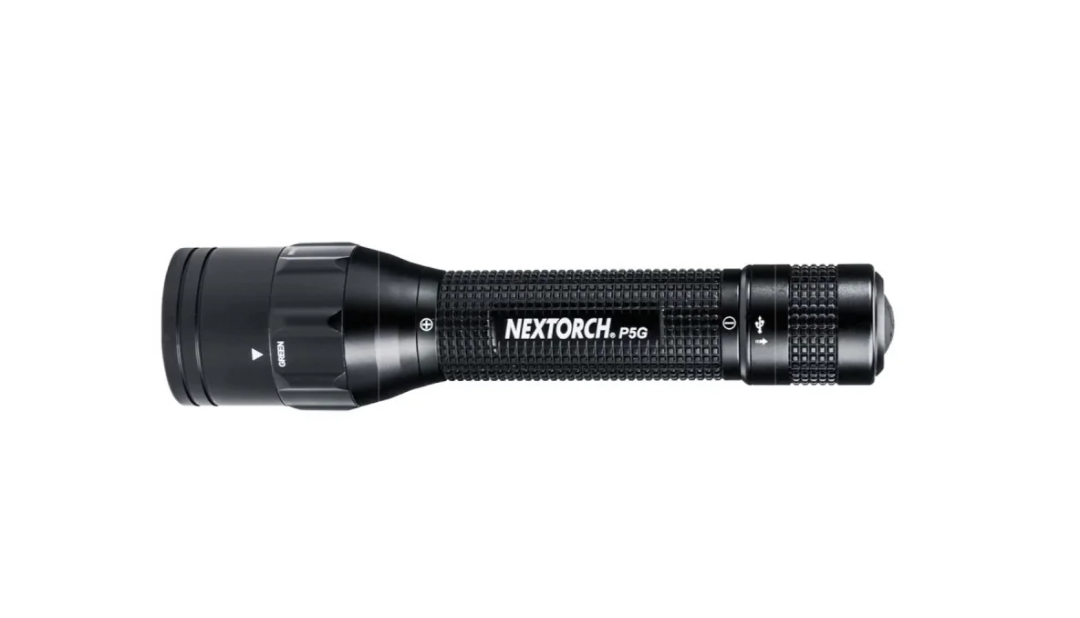 Фонарь Nextorch P5G комплект, 800 люмен, свет белый/зёленый