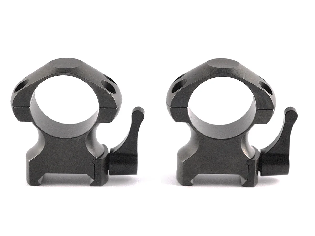 Кольца быстросъемные Nikko Stirling стальные D25,4мм, Weaver, высокие, рычажные