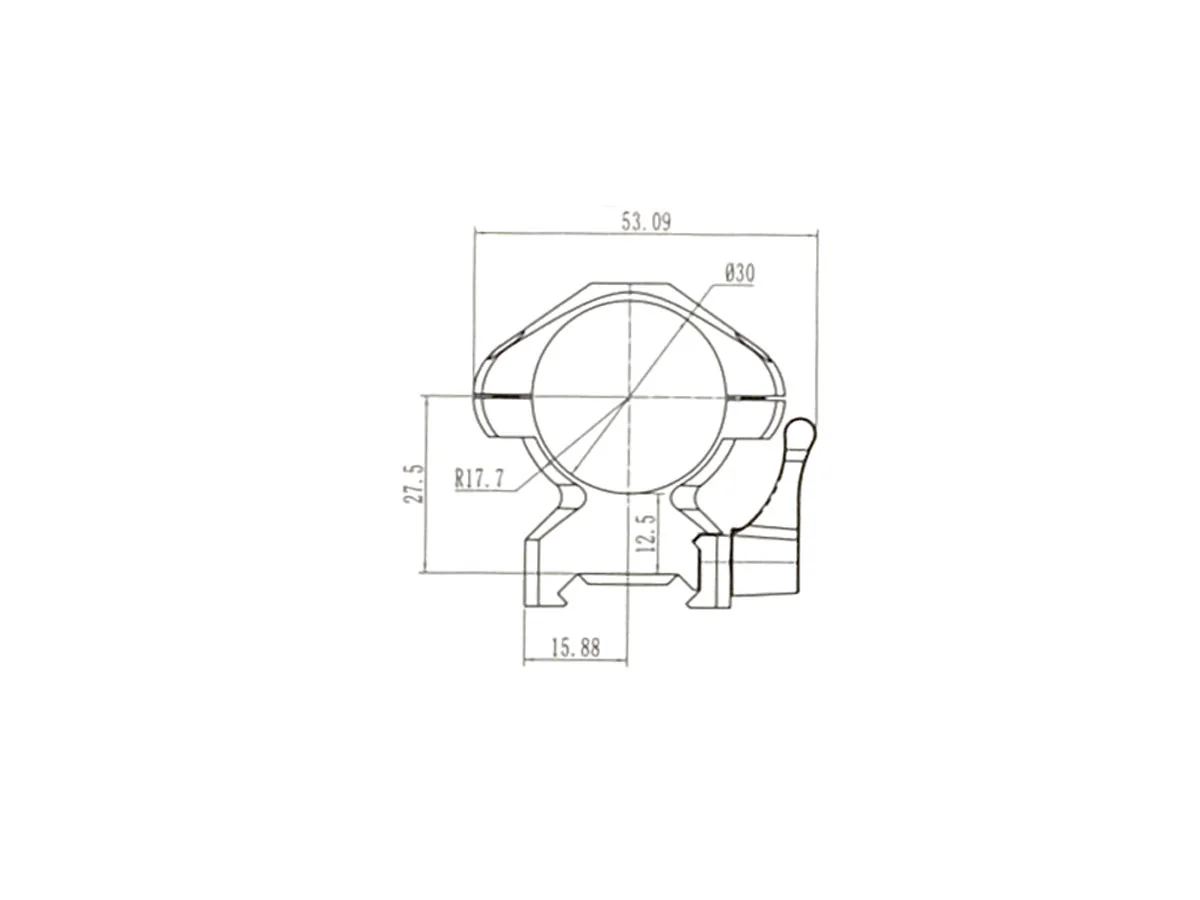 Кольца Nikko Stirling Diamond QR, на Weaver, 30мм, высокие, сталь
