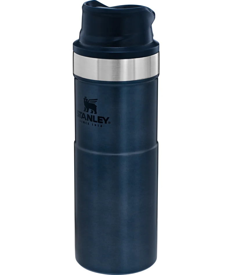 Термокружка STANLEY Classic Trigger Action 0,47L One hand 2.0 Синяя