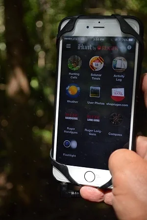 Динамик I-Hunt Handheld Game Call, Android/IOS, 700 звуков, мини-джек 3,5мм., провод 12,7см., 4хAAA,