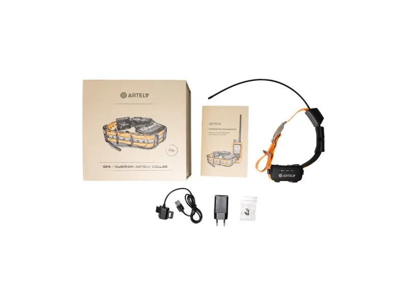 Дополнительный усиленный GPS-ошейник ARTELV COLLAR 2W