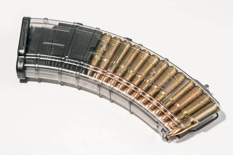 Магазин Pufgun На Впо-136/Ак/Акм/Сайга (С Сухарем), 7,62Х39, 30 Патронов, Полимер, Возм. Укорочения,