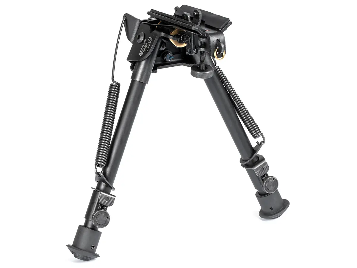 Сошки ShotTime на антабочный винт с качалкой H=19,5-29,5см