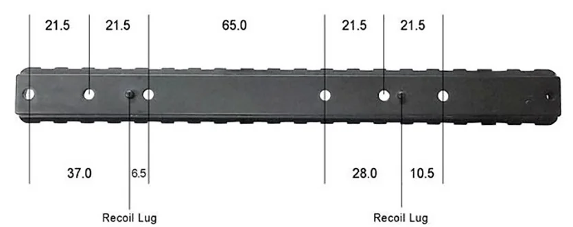 Основание Contessa, Picatinny, на SAKO TRG 42/22, 0 MOA / Контесса, Пикатинни, на Сако ТРГ