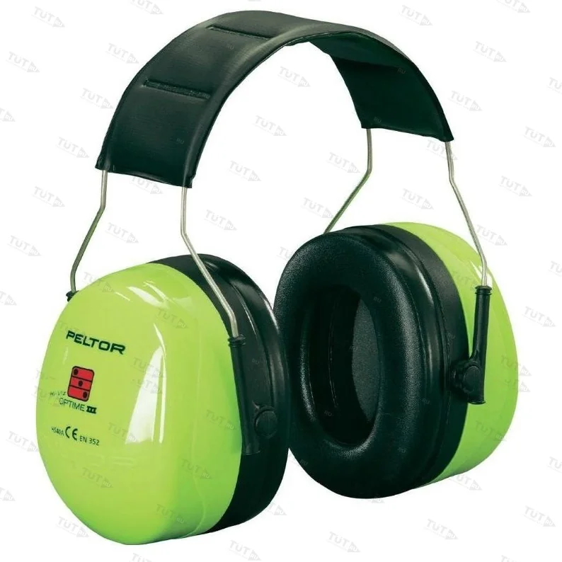 Наушники Противошумные 3М™Peltor™ Optime™ Ii Повышенной Видимости,Snr 31 Db,Нескладное Оголовье,Зелё