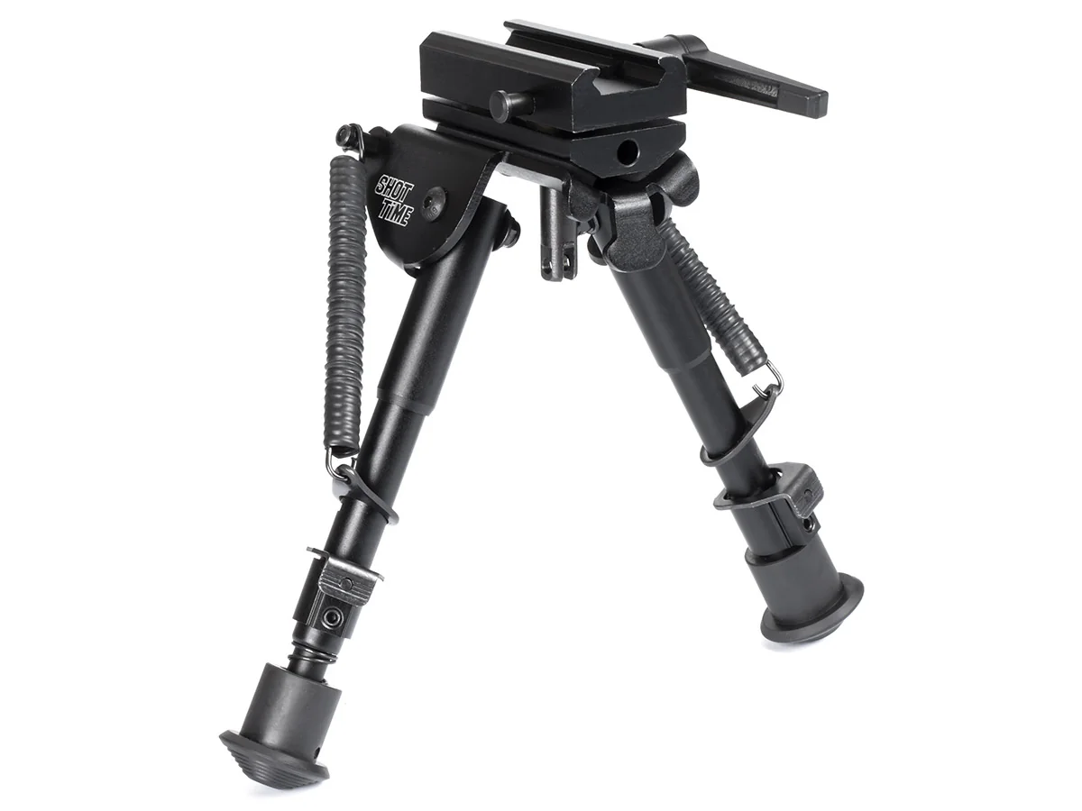 Сошки ShotTime на Weaver быстросъёмные поворотные H=16,5-23см