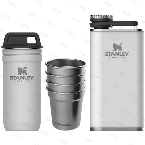 Набор стопок STANLEY Adventure 0,59ML с флягой 0,23L Белый