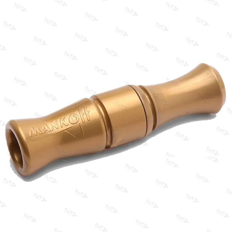 Манок поликарбонатный Mankoff на белолобого гуся серии «PIONER» (цвет золото)