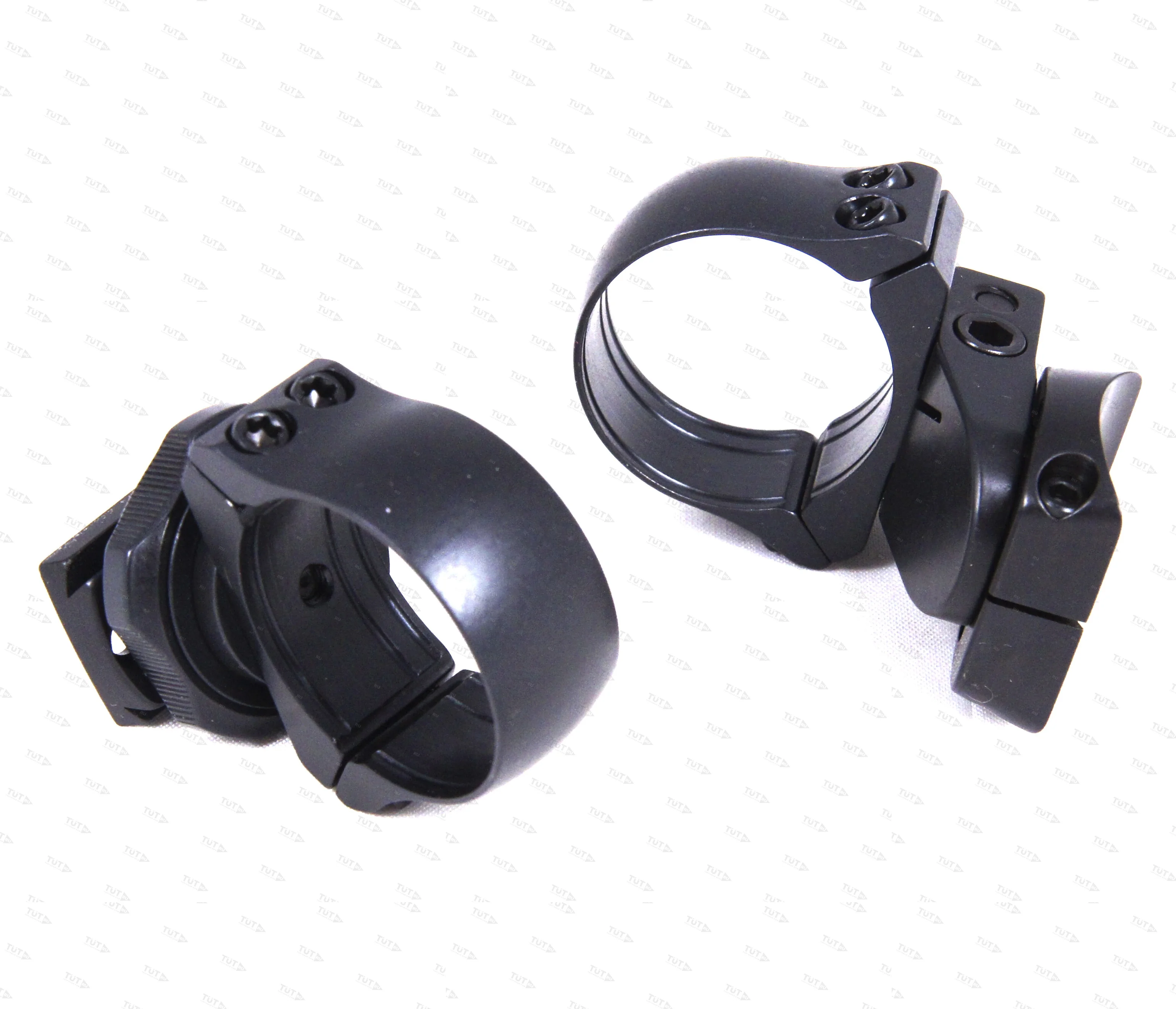 Быстросъемные поворотные кольца MAK 30мм с основаниями на Rossler Titan 6 KR=34мм BH=17мм