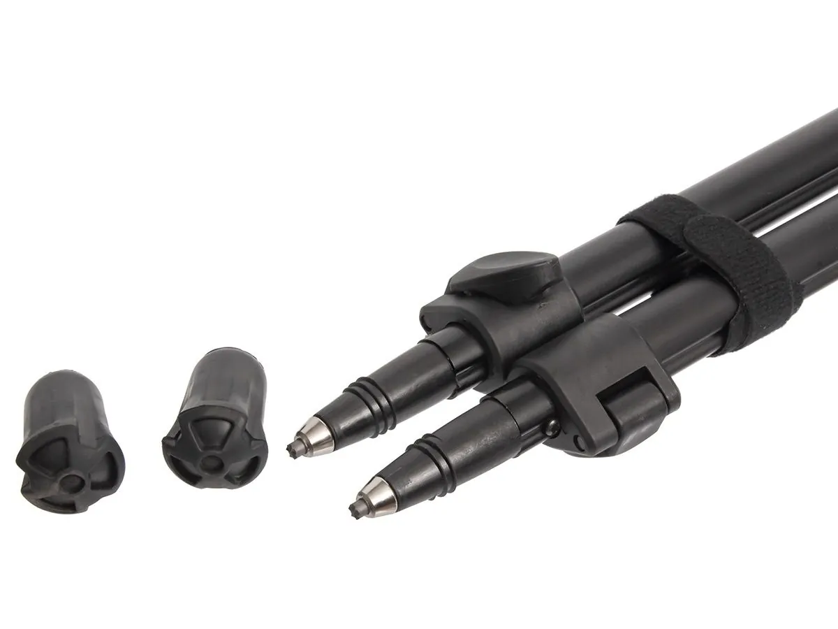 Опора ShotTime, бипод, 103-180см, V-образный упор 360, чёрная, 600г