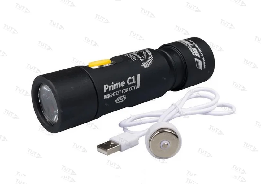 Карманный фонарь ARMYTEK PRIME C1 MAGNET USB+18350 XP-L (Тёплый)