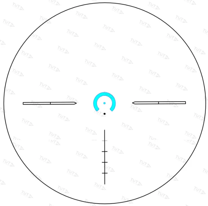 Прицел Veber Wolf II 1-10х26 GB FD с подсветкой (сетка FireDot)