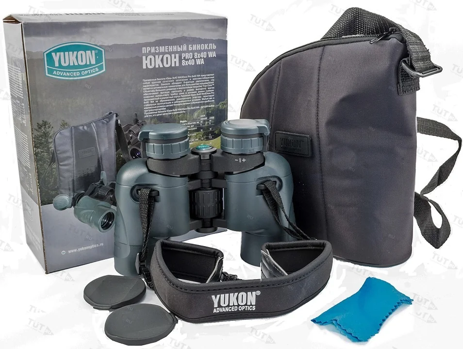 Бинокль призменный Yukon 8х40 WA