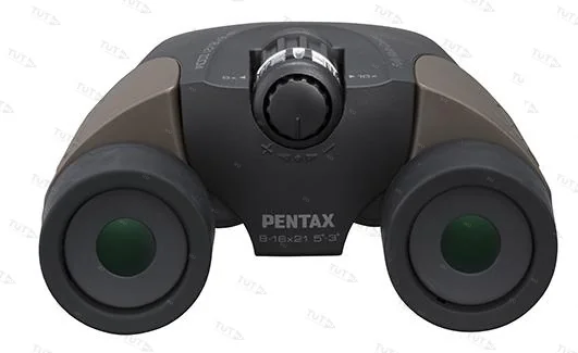 Бинокль PENTAX UP 8-16x21 Brown