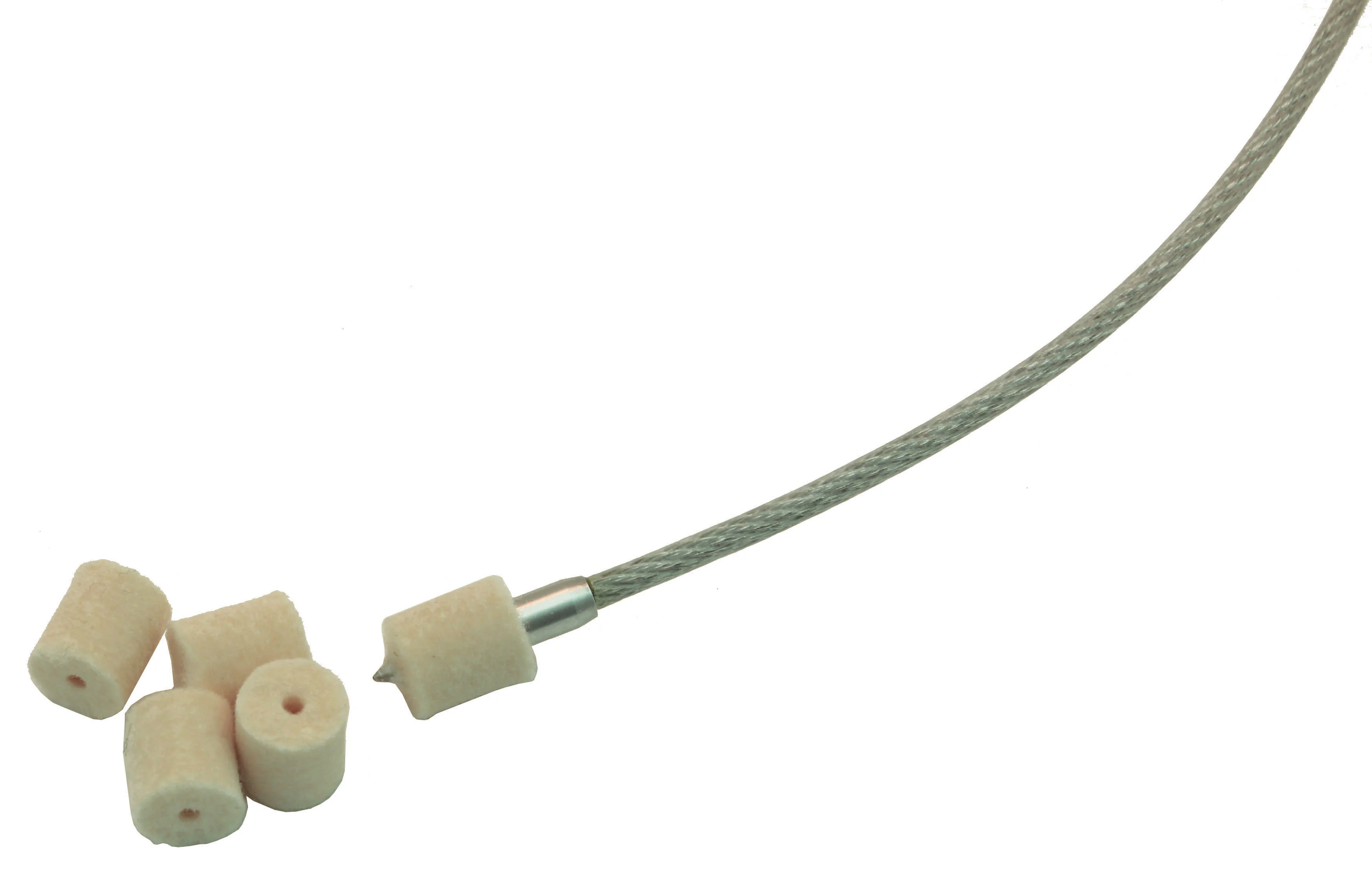 Шомпол гибкий ЧИСТОGUN для нарезных калибров, для пистолетов, длина 30 см