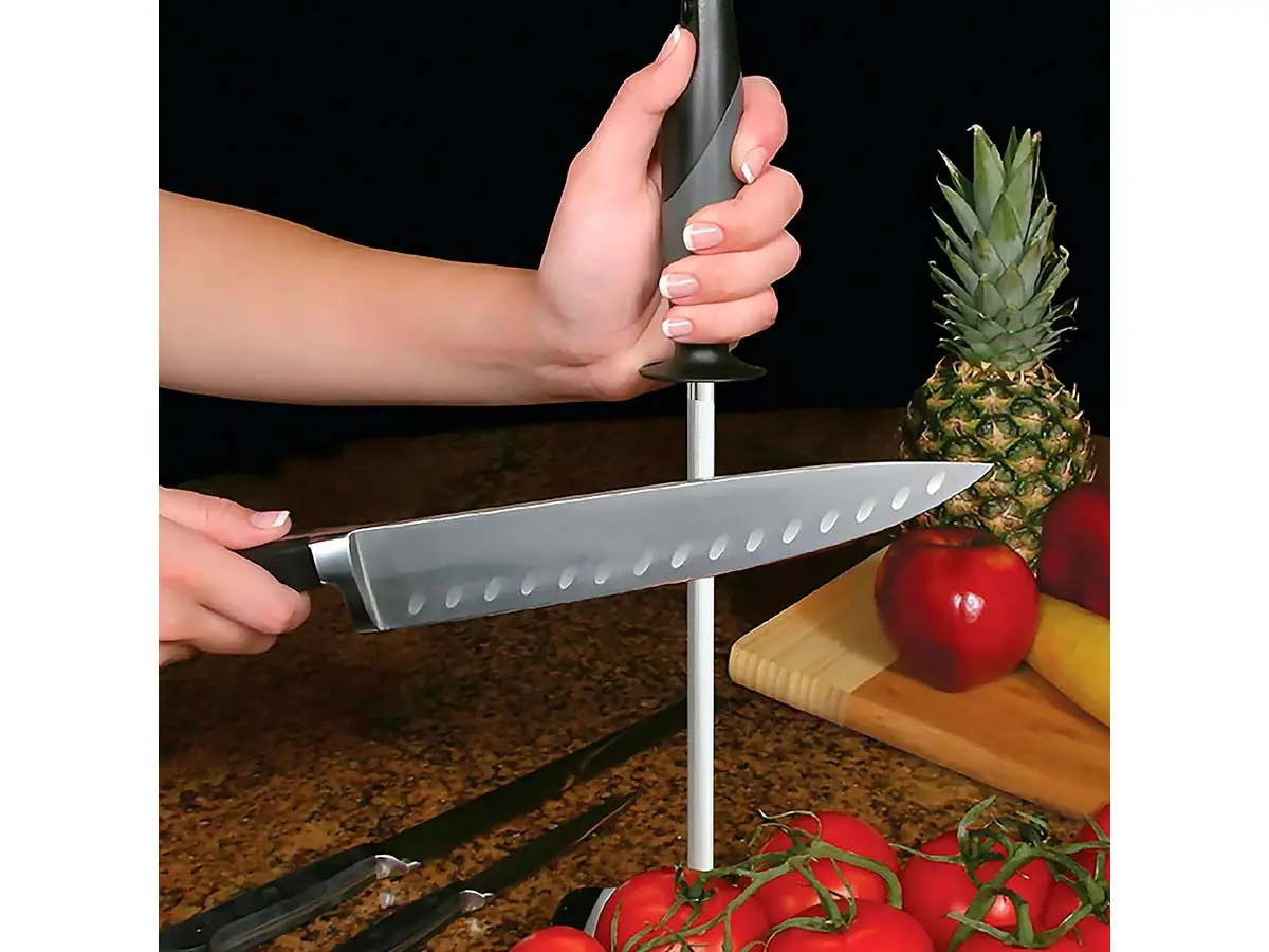 Точилка для ножей AccuSharp Sharpening Steel, мусат 9 дюймов