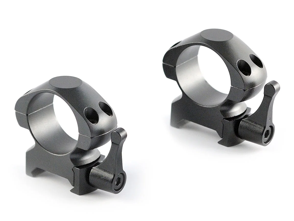 Кольца быстросъемные Nikko Stirling стальные D25,4мм, Weaver, средние