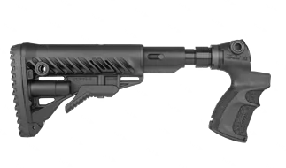 Приклад телескопический с рукоятью FAB-Defense agm500 fk sb с компенсатором отдачи для mossberg 500
