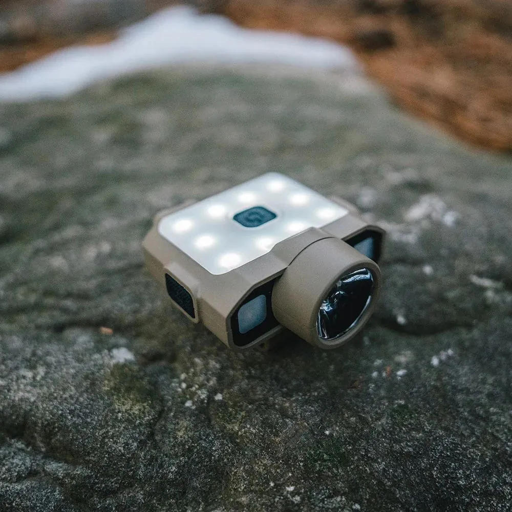 Фонарь налобный Capon 120D UV цв. Tan