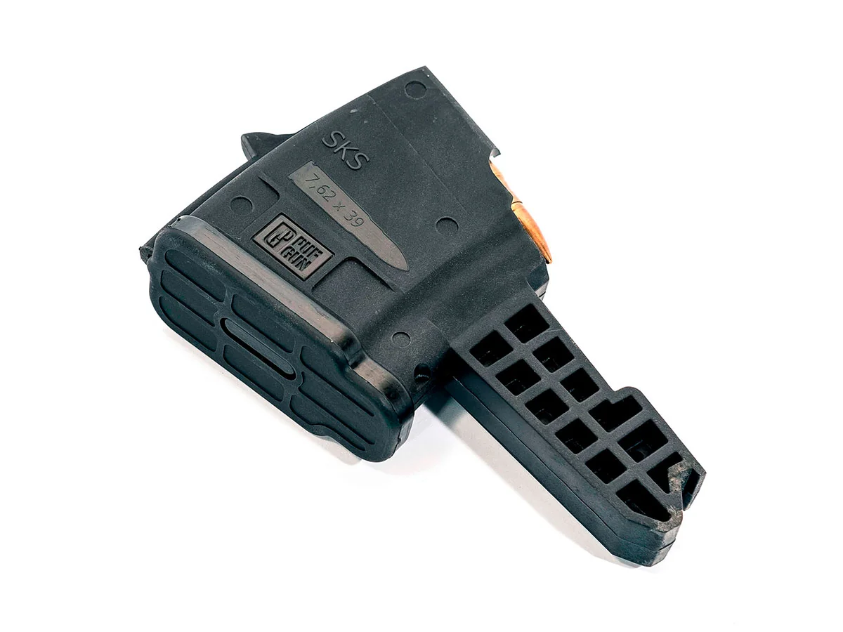 Магазин Pufgun На Скс, 7,62Х39, 5 Патронов, Полимер, Черный, Возможность Укорочения, 95 Гр